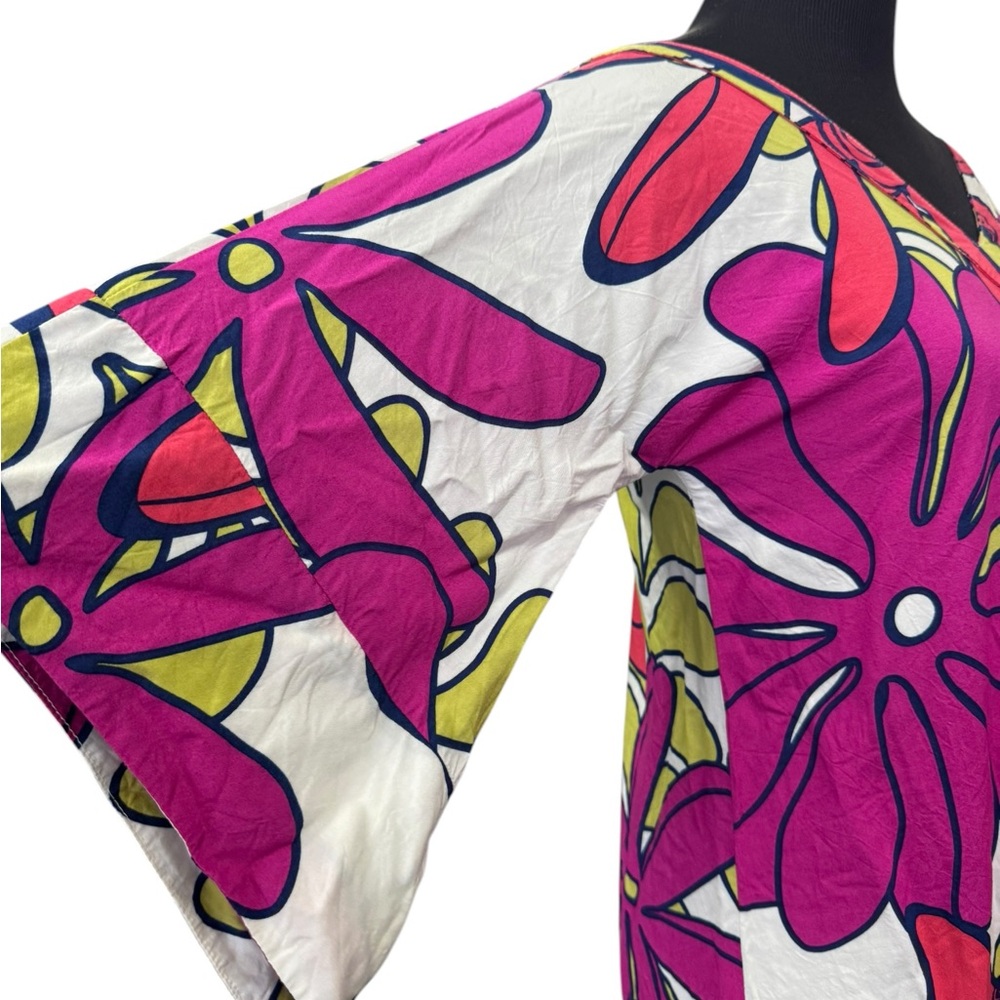 🌺 Vintage Manuheali‘i XS Dress – Bold Hawaiian Floral 🌺 - Picture 5 of 12